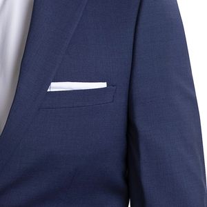 Calvin Klein Skinny-Fit Performance Men's Blue Suit Jacket